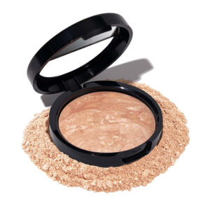 Marble Baked Powder Compact Face Makeup Multicolor Baked Powder Blush Highlighter Bronzer OEM Factory