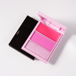 Private Label 3 Color Eyeshadow Palette High Pigment Makeup Palette OEM Manufacturer