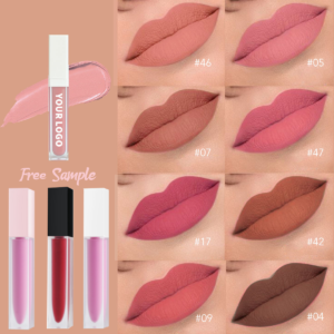 Private Label Low Moq Matte Liquid Lipstick Waterproof Long Lasting Lip Gloss Custom Logo