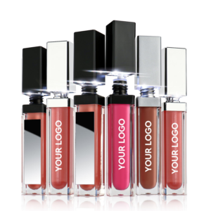 Customized Logo High Quality LED Light Lipgloss Vegan Waterproof Non-Sticky Liquid Lipstick