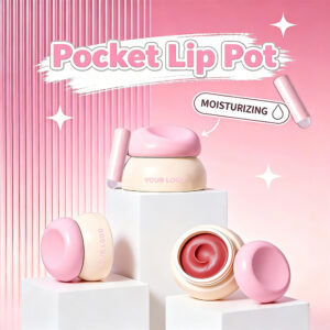 Cute Pocket Lip Balm Pot Moisturizing Lip Care Treatment Hydrating Lip Mask Nourishing Glossy Finish Custom Logo OEM