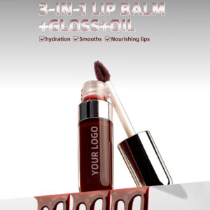 Natural Hydrating Lip Gloss Oil With Fruity Sparkle Finish Lightweight Moisture Locking Lip Treatment OEM Custom Logo