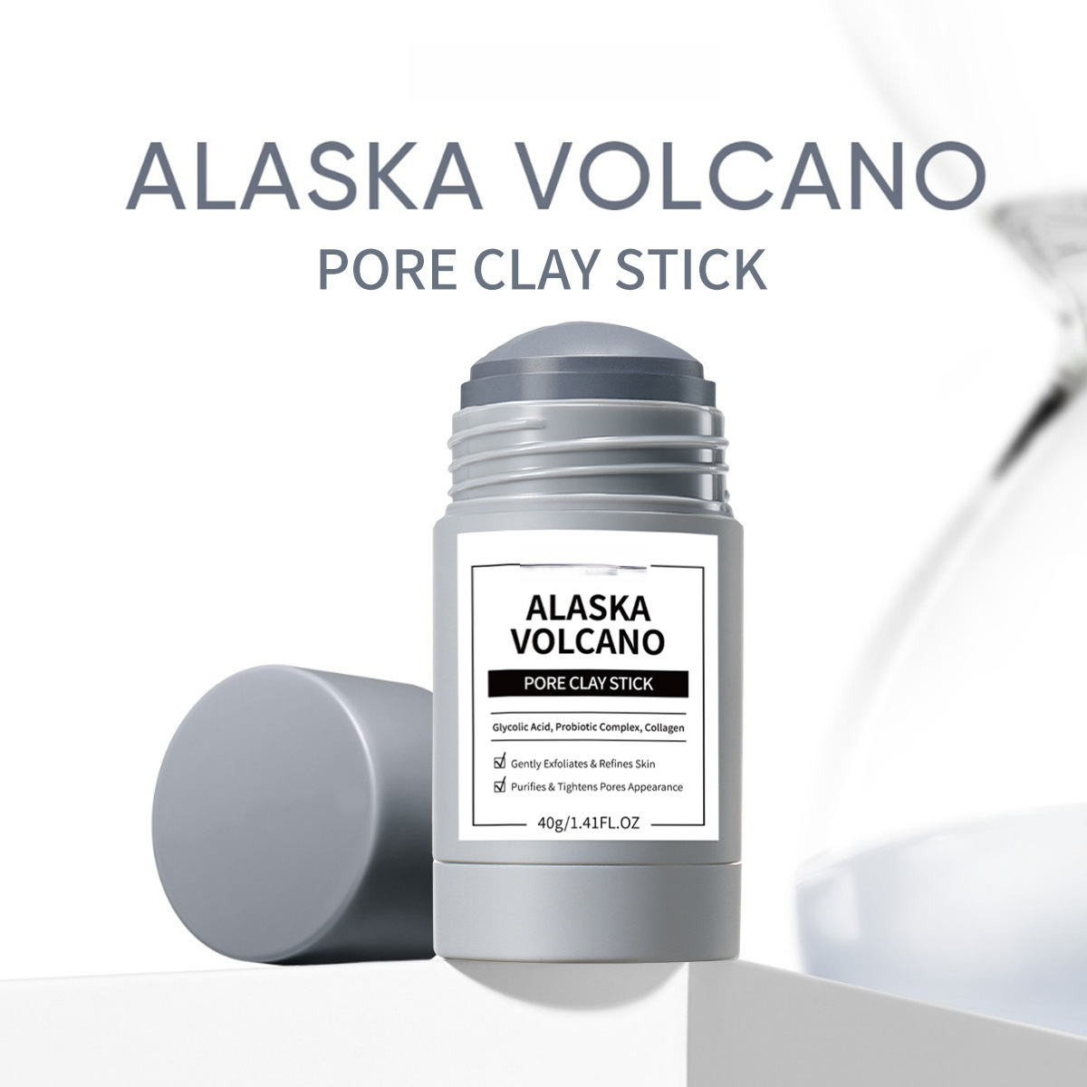 Volcanic Mud Mask Stick Pore Cleansing Gentle Blackhead Care Face Mask OEM Private Label